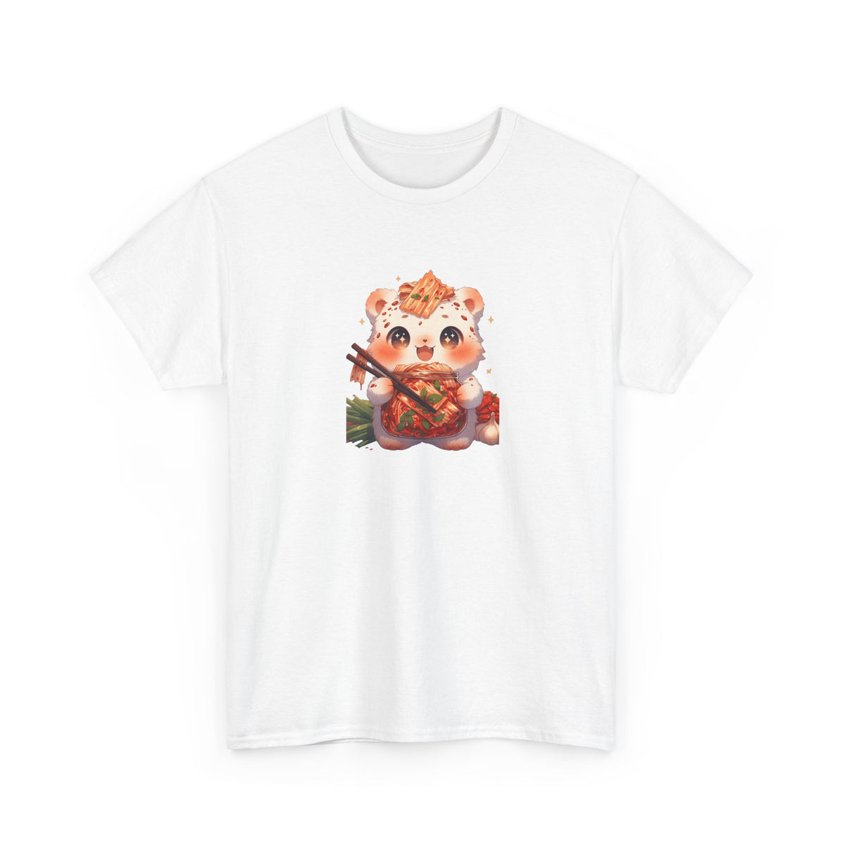 T-Shirt — Cute Tiger Cub Ramen Illustration Tee