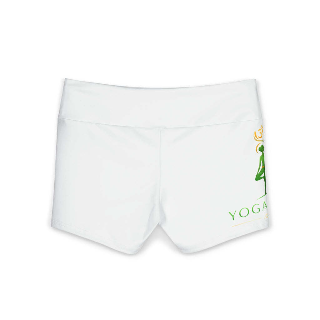 Women's Polyester Yoga Shorts (AOP)