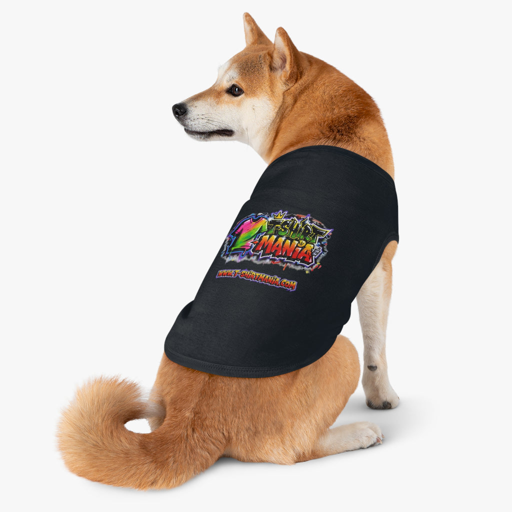 Pet Tank Top - Colorful Graffiti "T-Shirt Mania" Dog & Cat Shirt