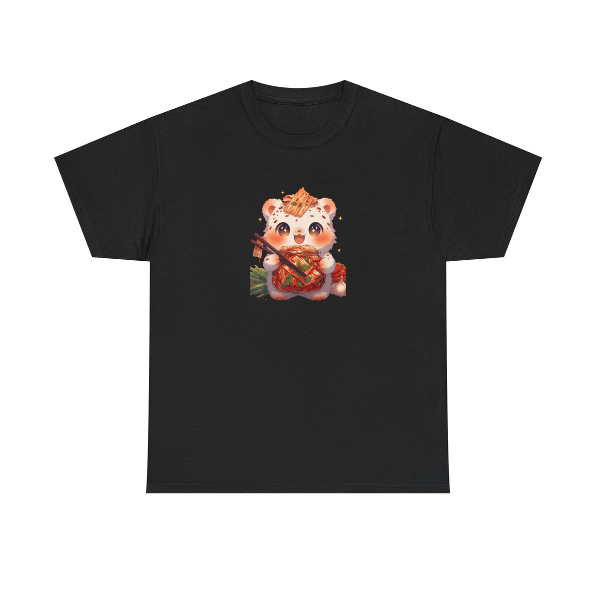 T-Shirt — Cute Tiger Cub Ramen Illustration Tee