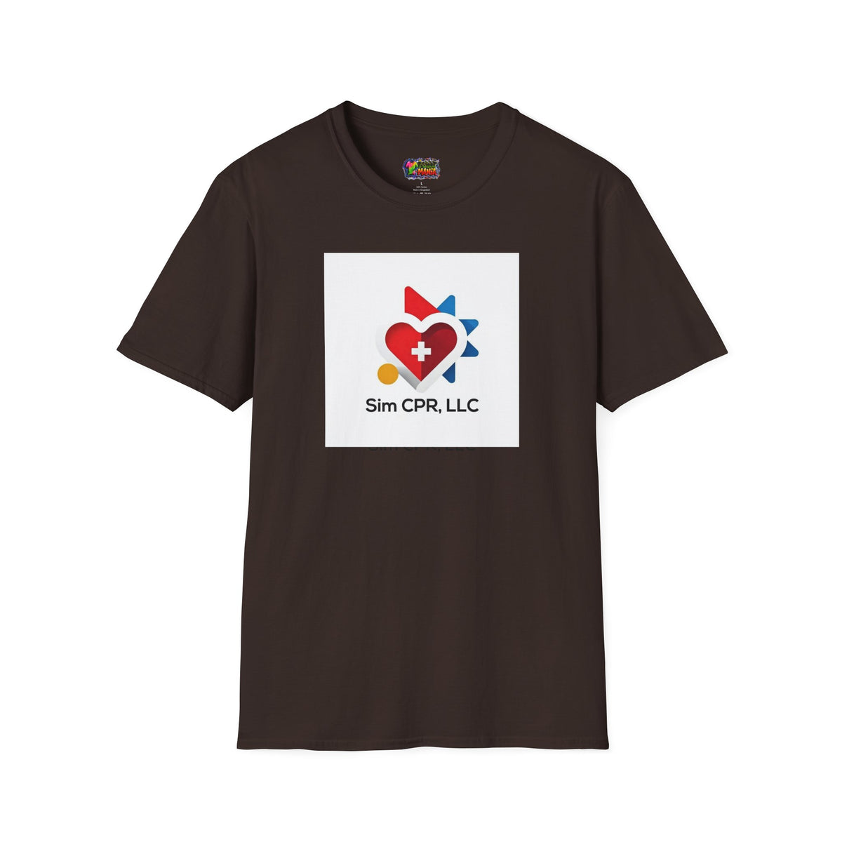 CPR Training Logo T-Shirt — Sim CPR, LLC Branded Tee