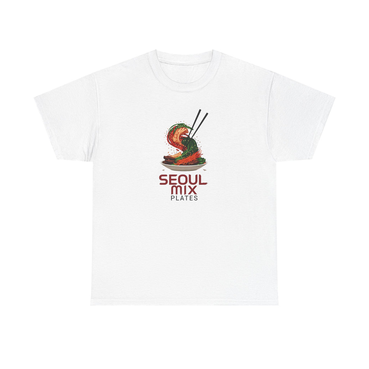 Seoul Mix Plates T‑Shirt — Korean Food Graphic Tee
