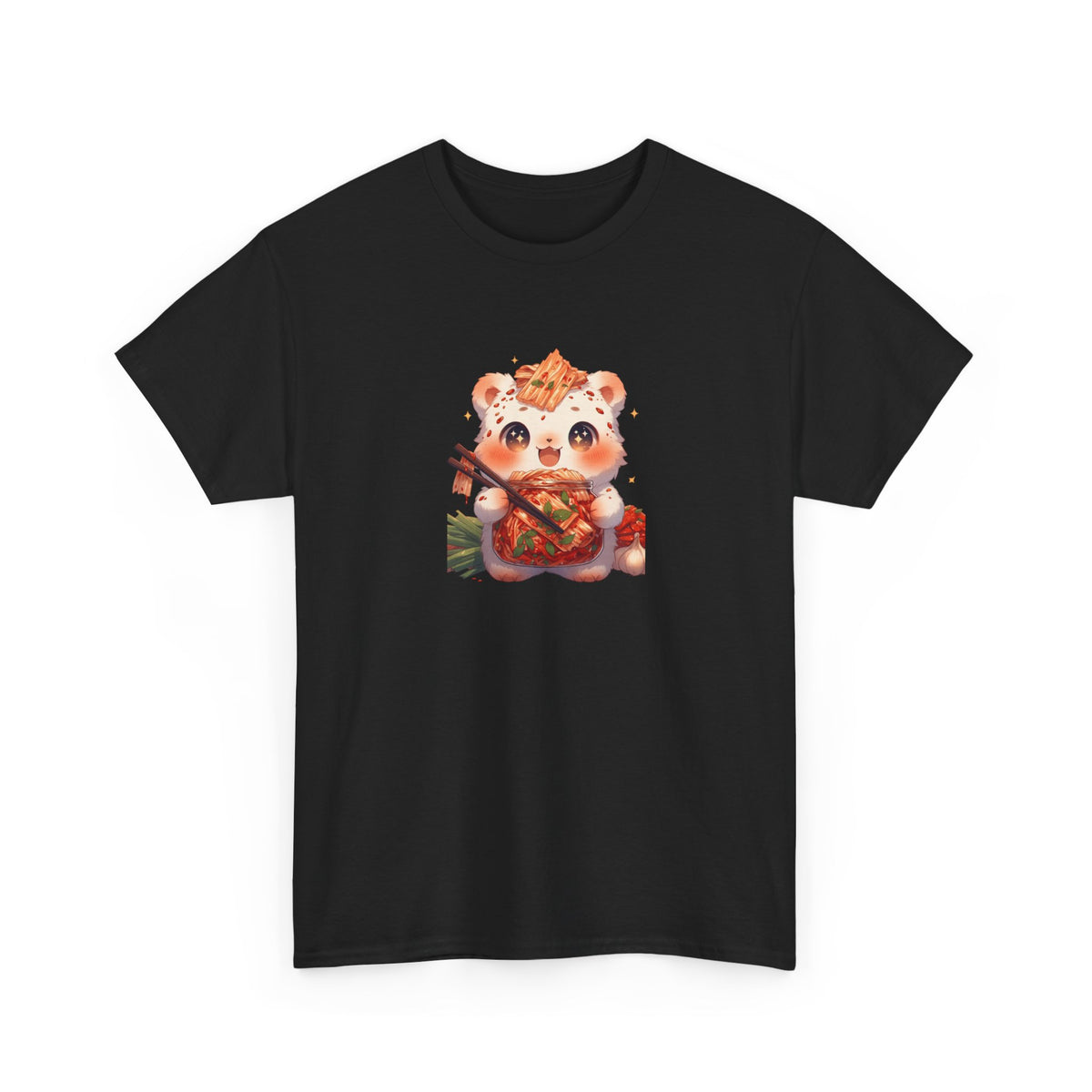 T-Shirt — Cute Tiger Cub Ramen Illustration Tee