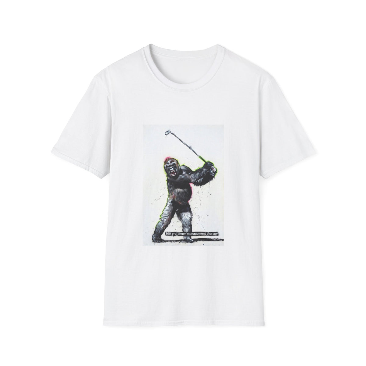 Golfing Sasquatch Graphic Tee — Funny Bigfoot Golfer T-Shirt