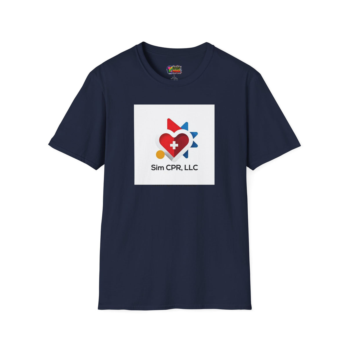 CPR Training Logo T-Shirt — Sim CPR, LLC Branded Tee