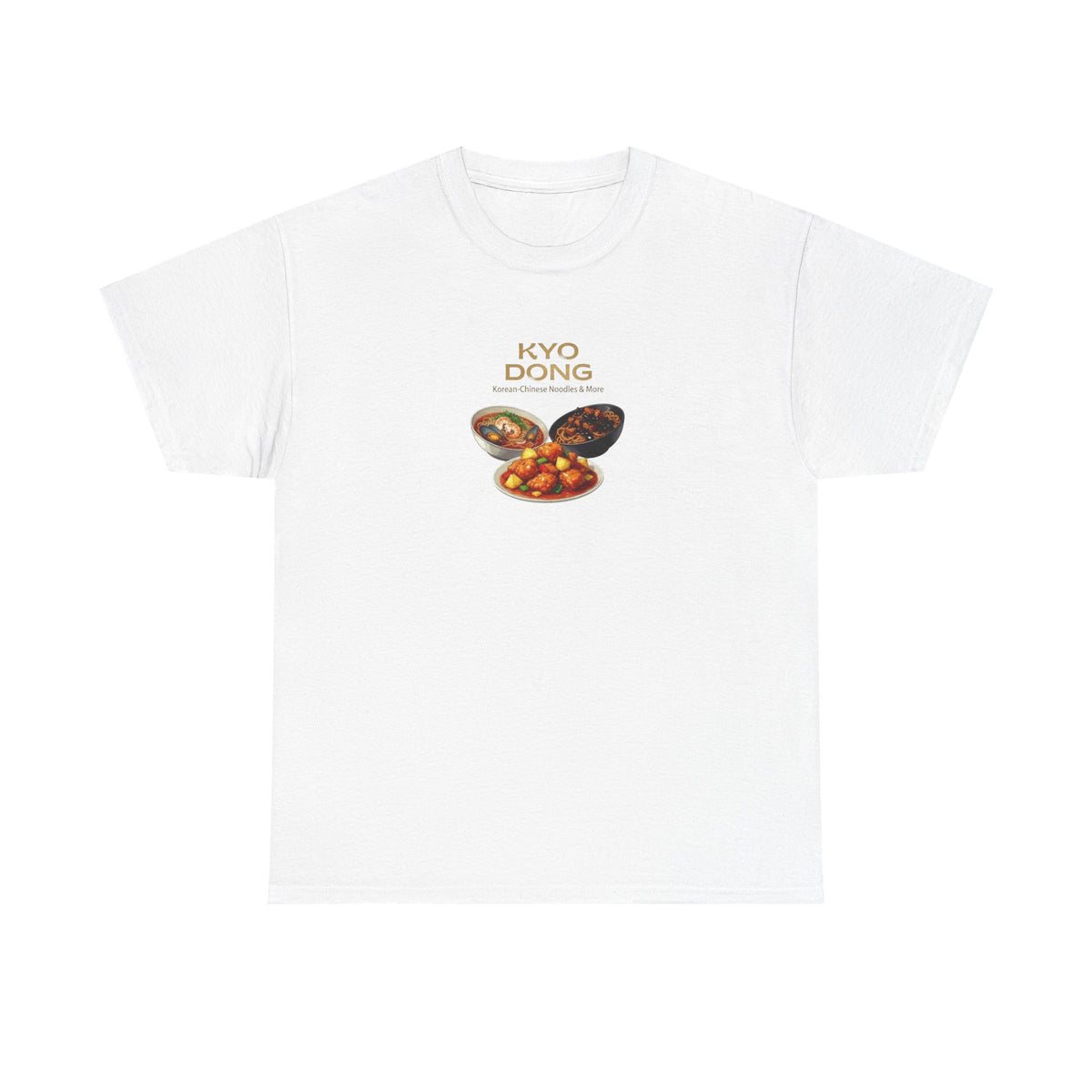 Kyo Dong Korean Food Graphic Tee — Bibimbap & Side Dishes T-Shirt