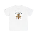 The Church of Mammon Graphic Tee – Vintage Dollar Sign Christian Satire Shirt