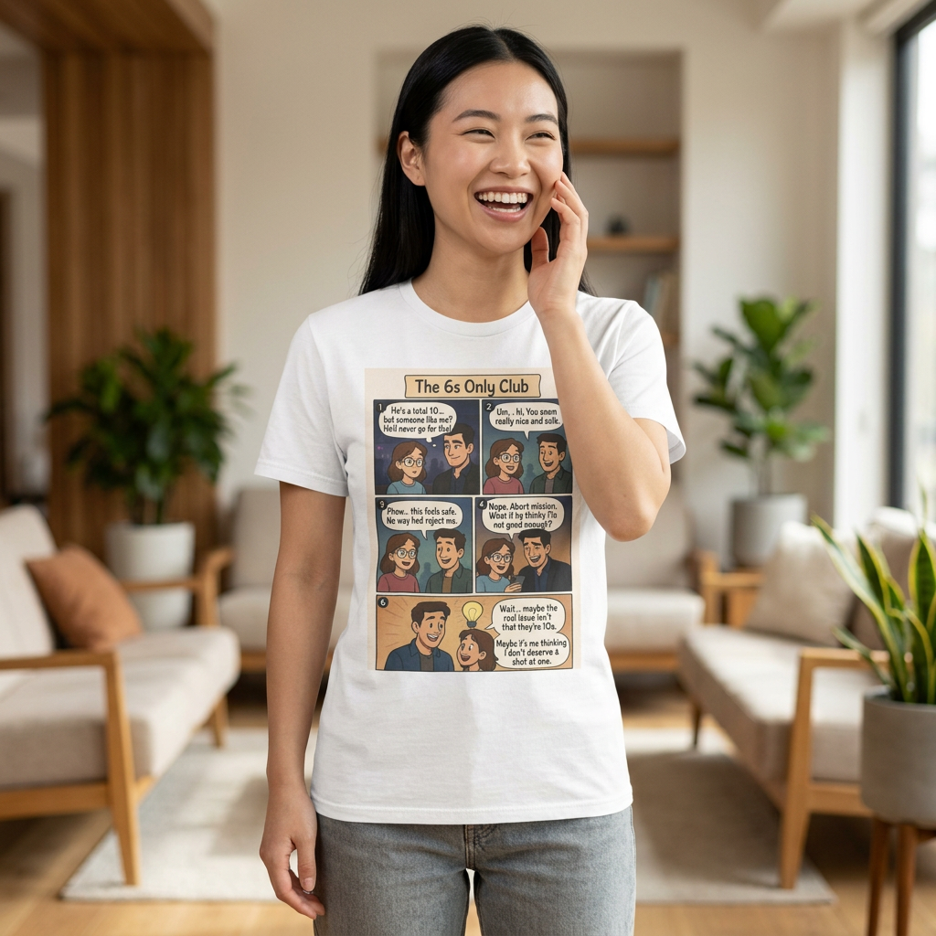 The 6s Only Club Comic Panel T-Shirt — Funny Retro Graphic Tee