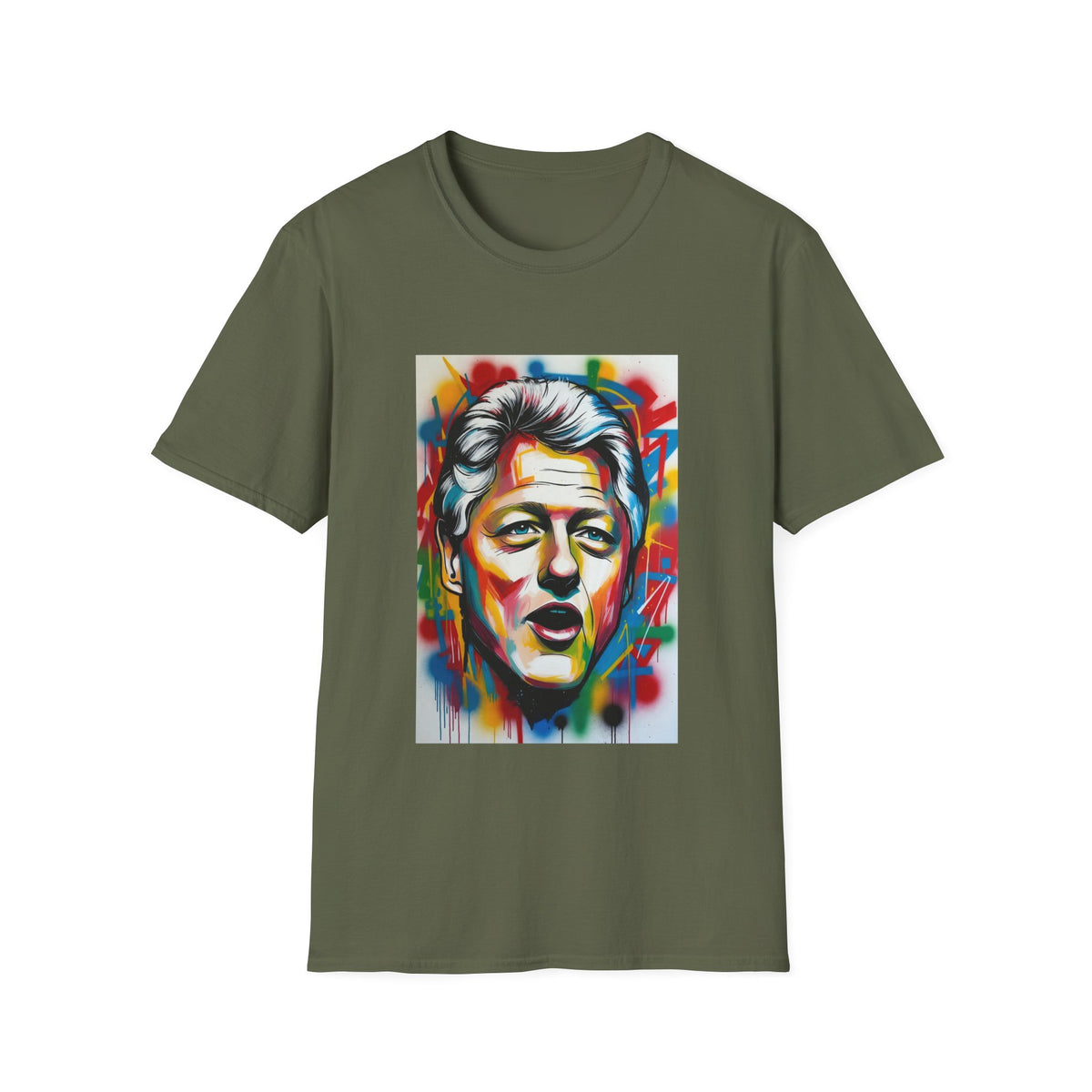 Artsy Clinton Portrait T-Shirt