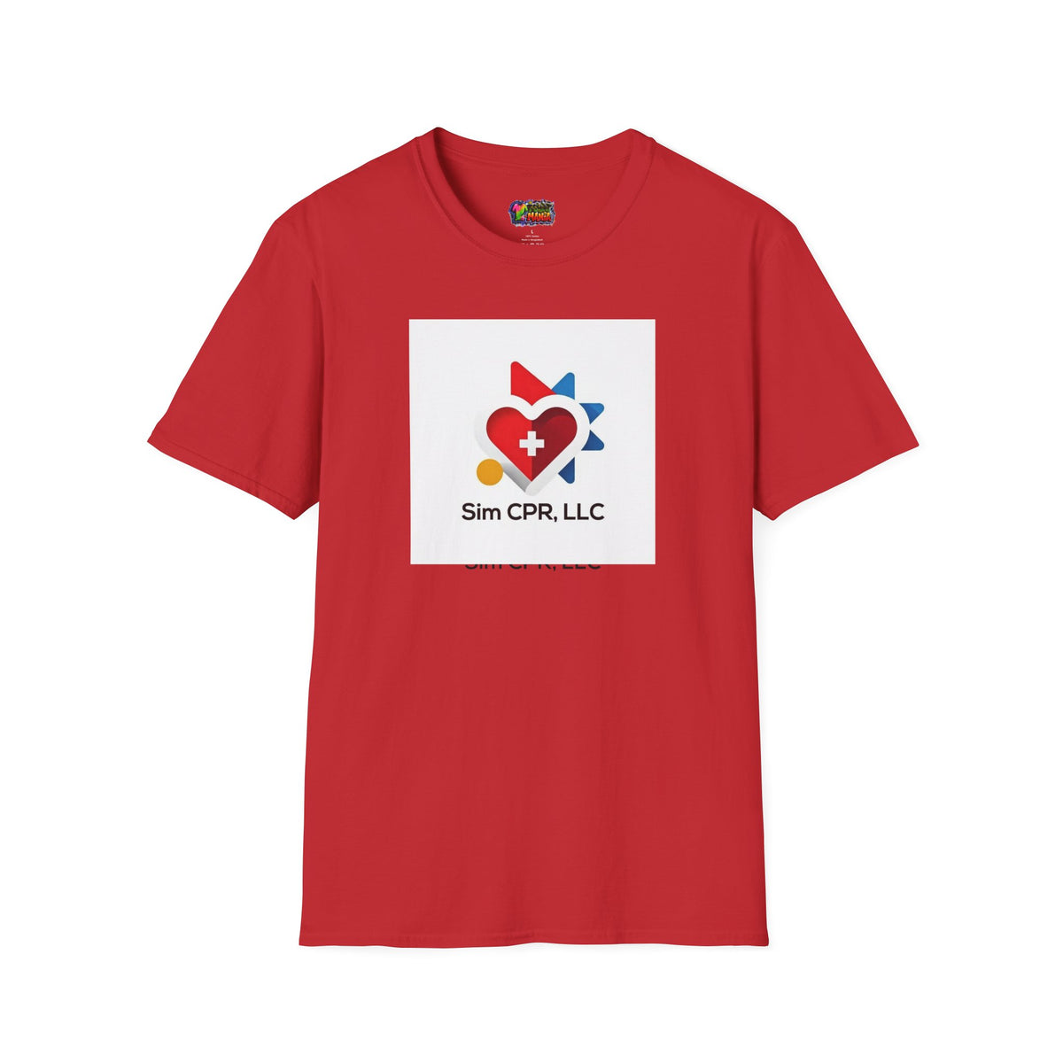 CPR Training Logo T-Shirt — Sim CPR, LLC Branded Tee