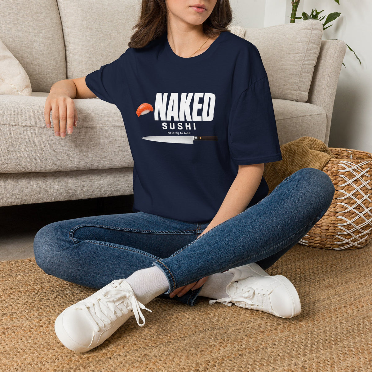 Minimalist Sushi Salmon T-Shirt