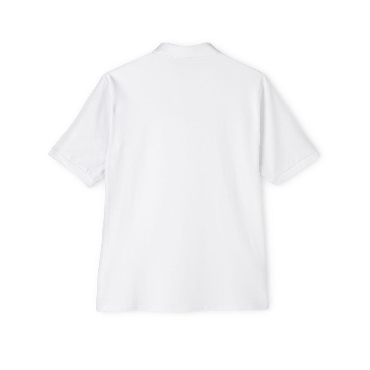 Men's Piqué Polo — Embroidered KIM Monogram Chest Polo