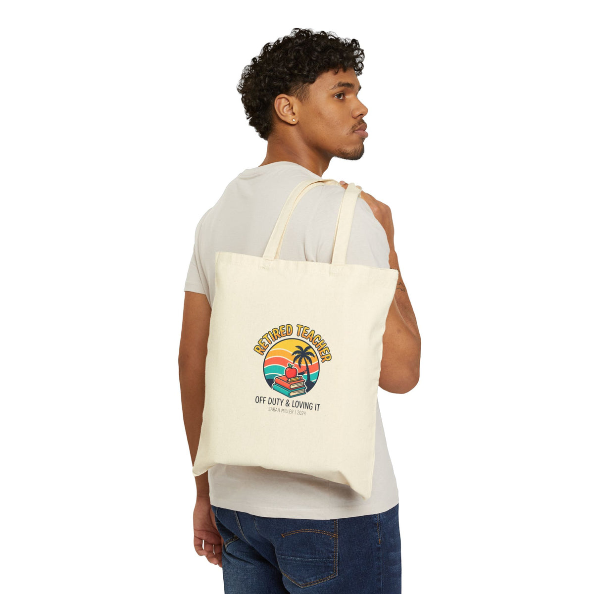 Retired Teacher Beach Life Tote | Retirement, Travel