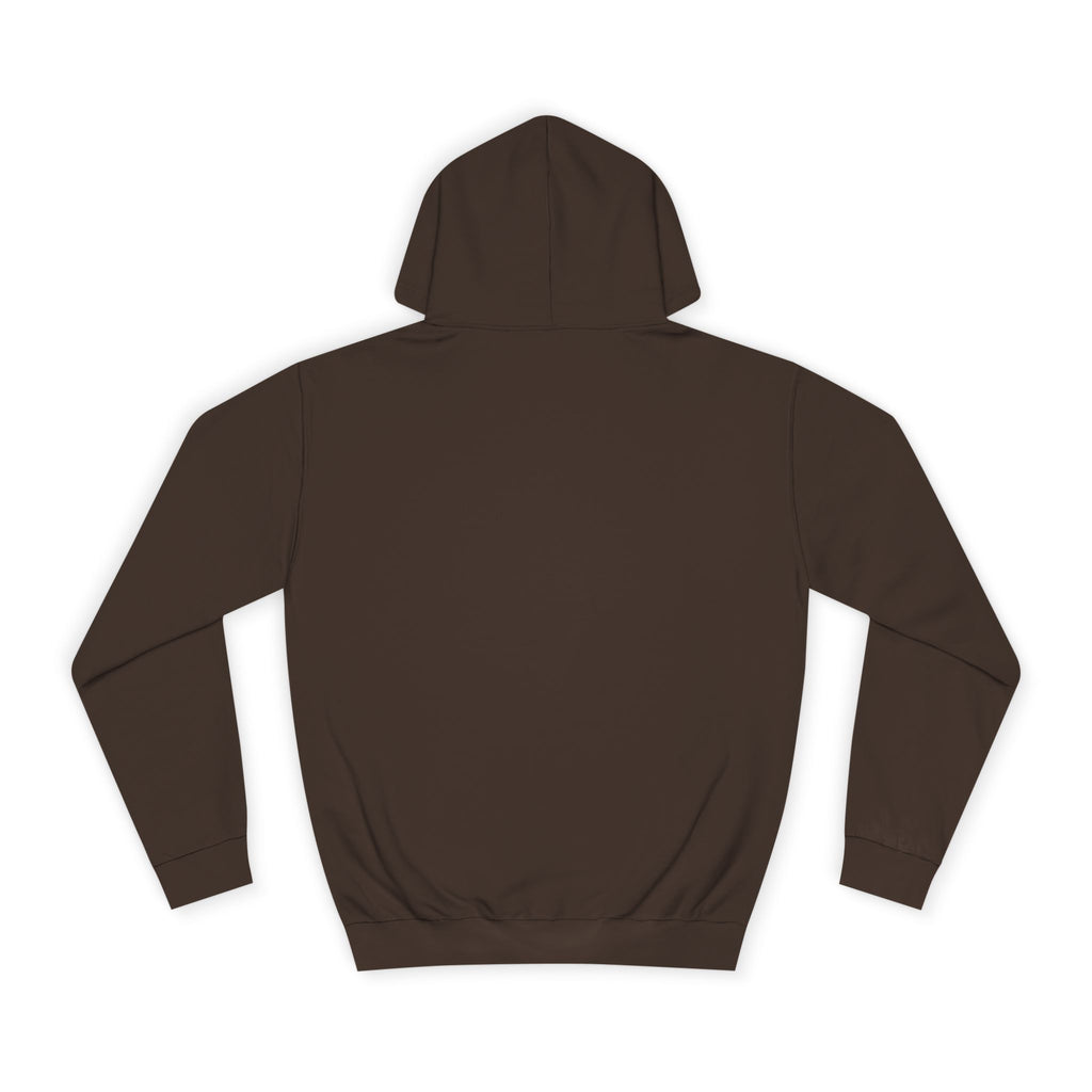 College Hoodie with Minimal Sketch Girl Design – 'She’s Not Crying' Campus Pullover