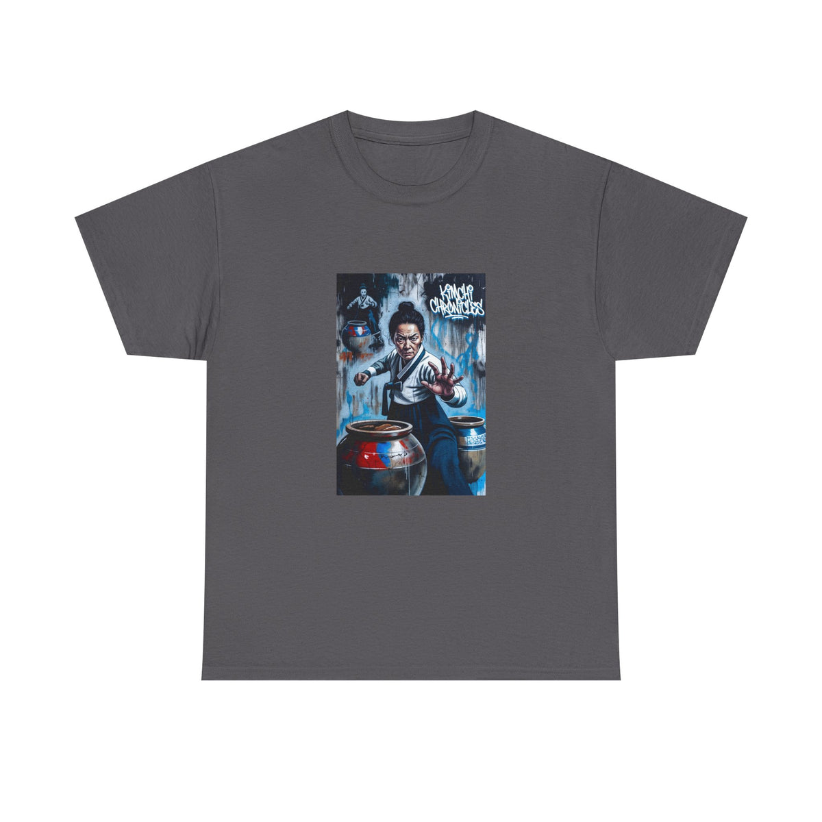 Kimchi Chronicle T-Shirt | Martial Arts Music Illustration