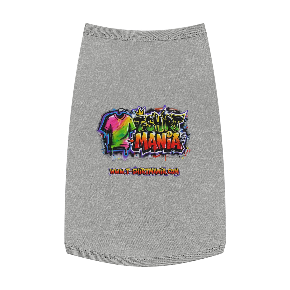 Pet Tank Top - Colorful Graffiti "T-Shirt Mania" Dog & Cat Shirt