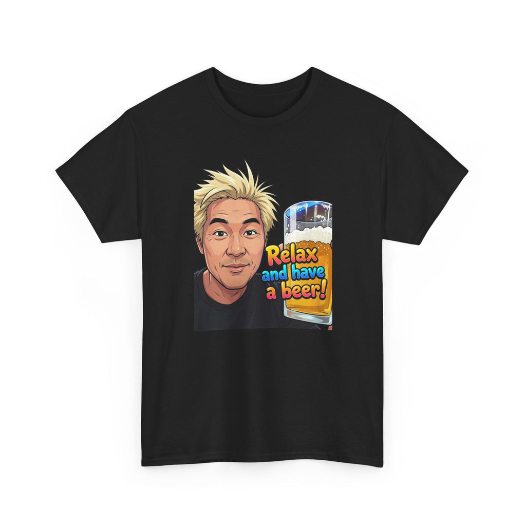 Relax and Have a Beer T-Shirt — Funny Retro Cartoon Beer Tee